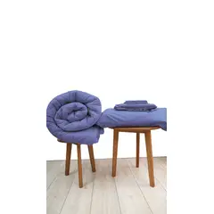 COBITEX HOME - Sábanas + Plumón Hipoalergénico 2 plazas Azul Acero Cobitex 100% algodón.