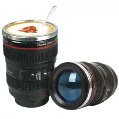 GENERICO - Taza Lente Fotográfico Tapa Ojo de pez taza Mug