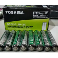 TOSHIBA - PILAS AAA CAJA X 40 UNIDADES
