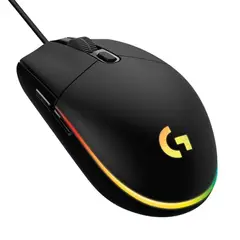 LOGITECH - Mouse Gamer G203 con 6 Botones Programables Negro