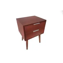 Pelikano - MESA DE NOCHE  VELADOR MODERNO CEDRO NATURAL