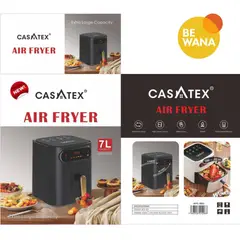 CASATEX - Freidora Aire Airfryer Digital 7 Litros Sin Aceite AFC001 Extra Grande