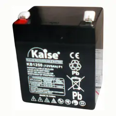 GENERICO - Batería Seca Recargable 12voltios 5 Ah KAISE KB1250F1