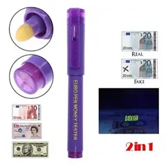 OEM - Plumón Detector de billetes falsos Luz UV ORIGINAL