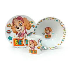 SCOOL - - Set de cerámica 3 piezas - Paw Patrol Sky