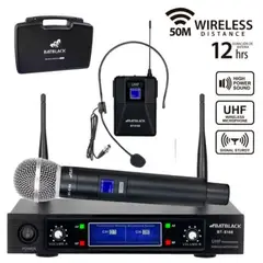 BATBLACK - Microfono inalambrico profesional uhf mixto