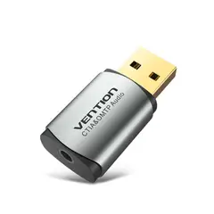 VENTION - Tarjeta USB 2.0 Adaptador Audio TRRS Hembra Portable PC