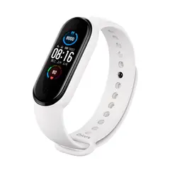 GENERICO - Correa Compatible Con Xiaomi Mi Band 3 y 4 Blanco