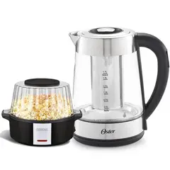 OSTER - Combo Hervidor Eléctrico De Vidrio 17L BVSTKT8990 +Pop Corn