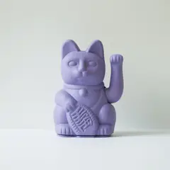 LUCKY CATS - Gato de la Suerte Lila