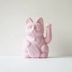 LUCKY CATS - Gato de la Suerte Rosa Bebé