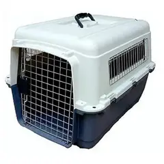 GENERICO - Kennel L70 Transportador con comedero para Mascotas FIBRA