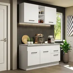 MADESA - Mueble de Cocina Integral Agata 150 cm - Con Encimera 01