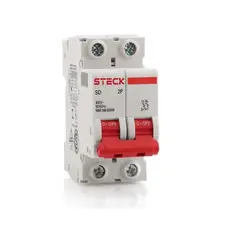 STECK - INTERRUPTOR TERMOMAGNETICO 2P 20A 6KA 400V