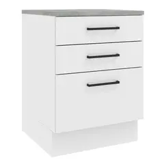 MADESA - Mueble de Cocina Agata 60 cm 3 Cajones