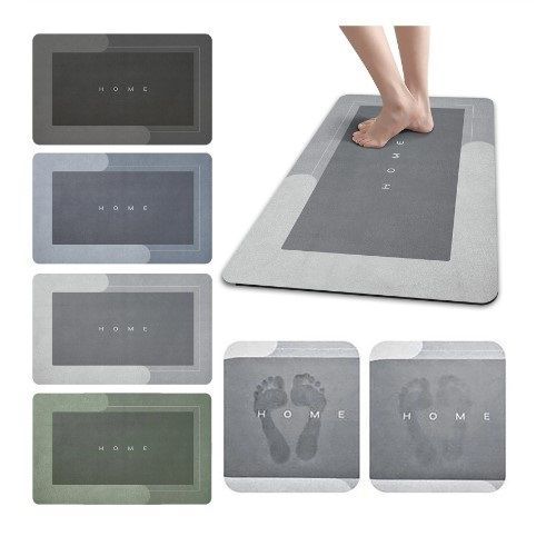 Alfombra absorbente de baño anti deslizante kawaii