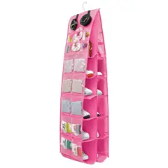 KELLER - Organizador Colgante de Zapatos Carteras Ropa Interior D03 Rosado
