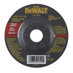 DEWALT - Disco Abrasivo 4 1/2" (115 mm) para Desbaste de Metal DW44540