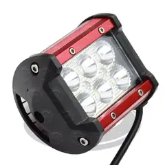 GENERICO - Luces Led Barra Barra Dual 12v 24v 18w Ambar Blanco
