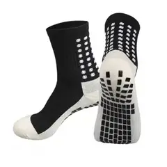 GENERICO - Medias Deportivas Antideslizantes Grip - Negro