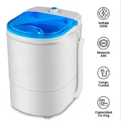 GENERICO - Mini Lavadora Portatil con Canastilla