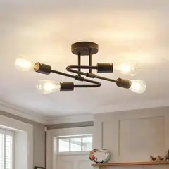 GENERICO - Lámpara Colgante Style Luces, Incluye 4 Focos
