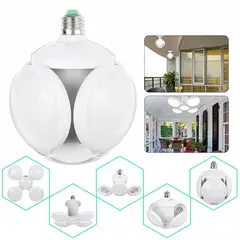 GENERICO - Bombillo de 40Watts Luz Blanca Lampara LED Plegable de Techo
