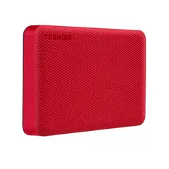 TOSHIBA - DISCO DURO EXTERNO 1 TB CANVIO ADVANCE ROJO