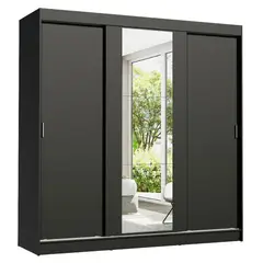 MADESA - Ropero Reno 3 Puertas Corredizas 1 Espejo