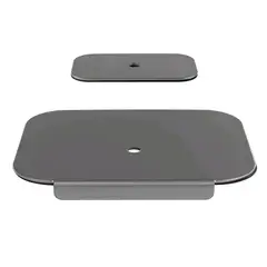 GENERICO - MONTECH - Placa de Refuerzo para Rack de Monitor  Mesa Frágil  Gris