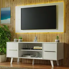 MADESA - Centro Entretenimiento para TV Copenhagen Mesa y Panel Hasta 55 Pulgds