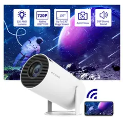 OEM - Proyector Portatil LED HY300 WiFi HDMI Android 4K 1080p 720p