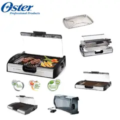 OSTER - Grill Parrilla y Plancha con Bioceramic CKSTGR3006