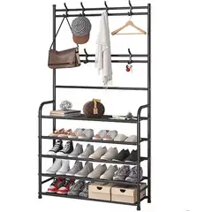 GENERICO - Zapatera armable niveles multiusos negro