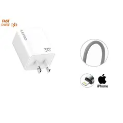 LDNIO - Cargador De 30w IPhone 14, 14 Pro, 14Pro Max + Cable de 1mt