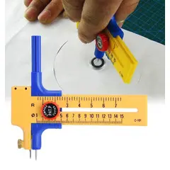 GENERICO - Compás Cutter 10mm-150mm Cortador De Circulos De Papel.