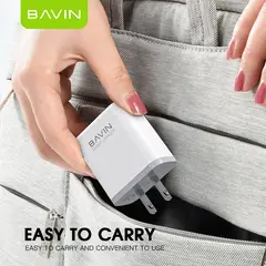 BAVIN - BAVIN PC829 CARGADOR INTELIGENTE DUAL USB  CABLE C