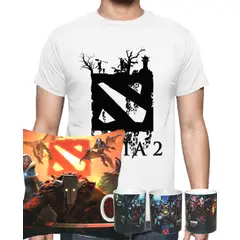 GENERICO - Pack regalo dota 2 - unisex blanco