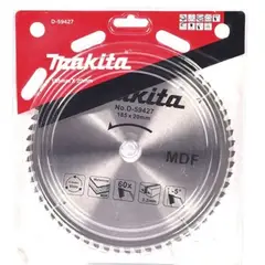 MAKITA - Disco Sierra Para Melamine y MDF 7.1/4" x 1" 60 D. D-59427 - Gris