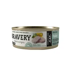 BRAVERY - Merluza Gatos Esterilizados Lata 70gr