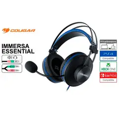 COUGAR - Audífono Gamer Immersa Essential - azul