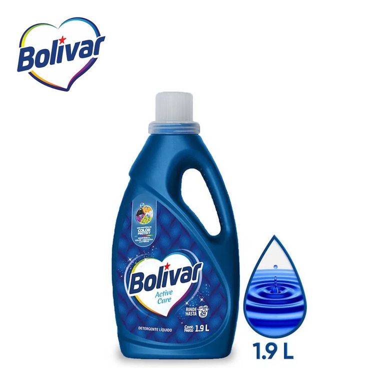Detergente líquido 1.9 litros floral Active Care BOLIVAR