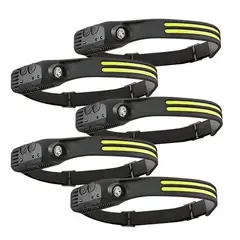 GENERICO - LINTERNA DE CABEZA LED RECARGABLE 2 LINEAS