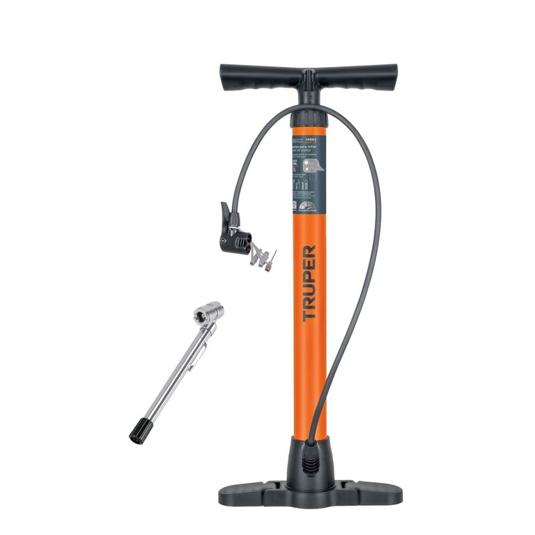 Inflador de llanta auto moto bicicleta medidor de aire