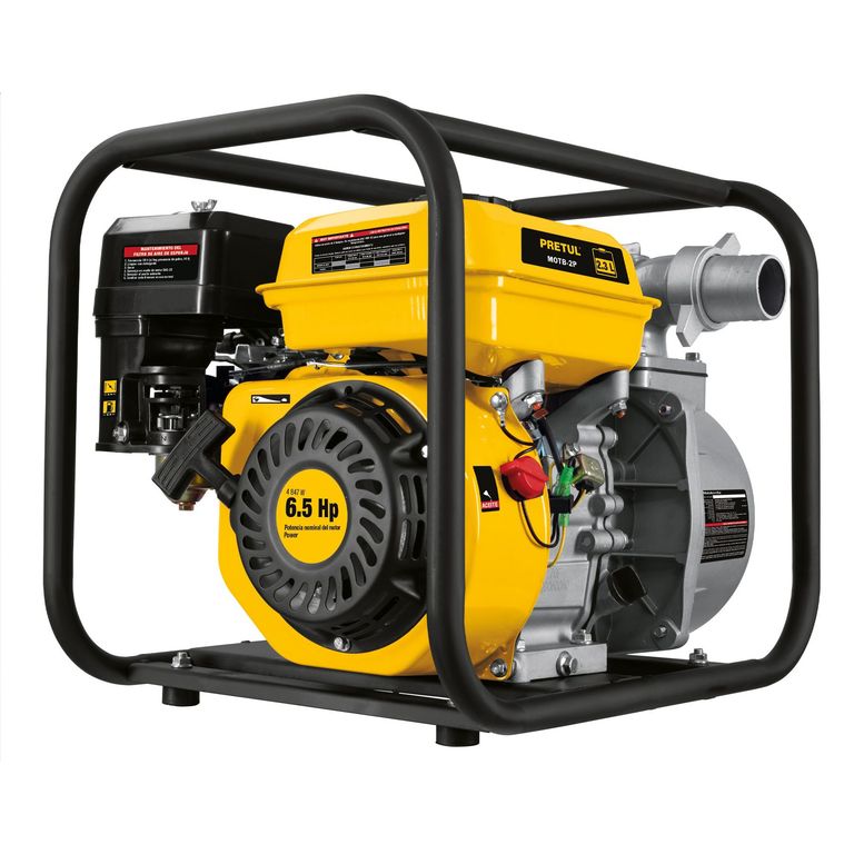 Motobomba 2" x 2" 6 1/2 HP Pretul