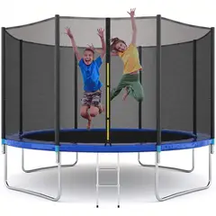 EVERBEST - Cama elástica trampolín 366cm con escalera -