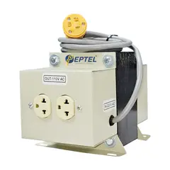 PEPTEL - Autotransformador de 5000W 220V a 110V