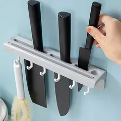 GENERICO - SOPORTE PARA UTENSILIOS DE COCINA - COLGADOR DE CUCHARONES Y CUCHILLOS