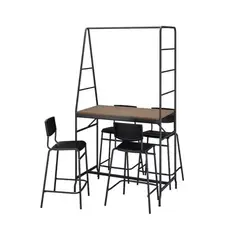 VENTITAS HOME - Mesa Bar + 4 Sillas Sheryl Gales