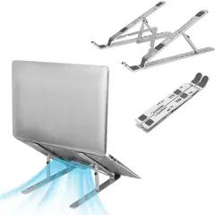 GENERICO - Soporte de Aluminio rack plegable para laptop portátil - tablet